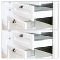 thumbnail image 6 of 15Pcs Cabinet Knobs Drawer Knobs Antique Cup Drawer Pulls Vintage Shell Shape Handles Modern Cabinet Knobs for Dresser Wardrobe Kitchen Bedroom Furniture, with Screws(Silver), 6 of 7
