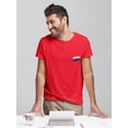 thumbnail image 2 of Estonia Grunge Pocket Flag T-Shirt Men -Image by Shutterstock, Male XX-Large, 2 of 4
