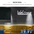 thumbnail image 3 of NUOLUX Neon LED Welcome Para De Habitación Y Fiesta Personalizada, 3 of 8