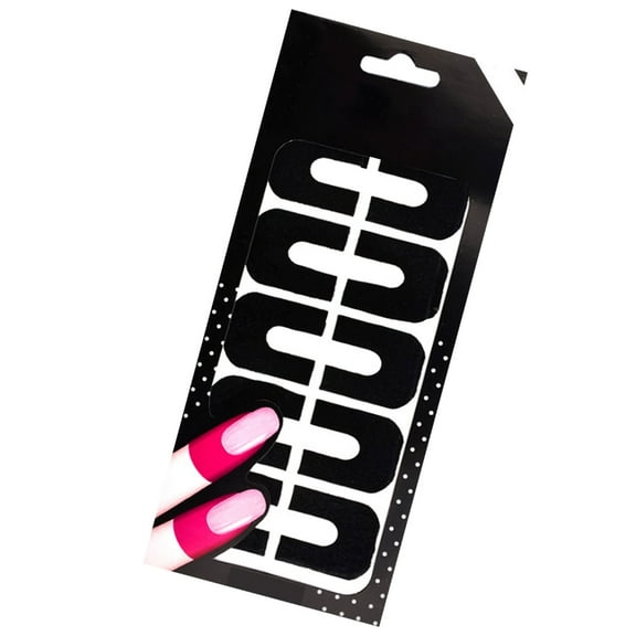 20 Sheets/Pack Nails Polish Protector Nails Polish Peels offs Sticker Tape U-Shape Nails Tape for Nails Art Painting