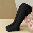 thumbnail image 5 of Girls Knitted Pantyhose Stretchy Dance Tights Breathable Cotton Leggings Toddler Footed Tights Kids Ballet Base Layer Versatile All Season Wear, 5 of 9