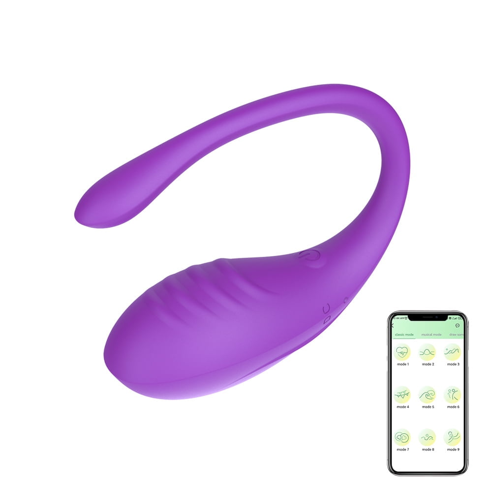 Birdsexy APP Remote Control G-Spot Vibrator 10 Vibrating Modes Wearable Vibrating Panties Clit Stimulator Adult Sex Toys for Women, Purple