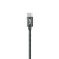 thumbnail image 3 of XYST XYS-TC10204B Charge and Sync USB to USB-C Braided Cable, 10 ft. (Black), 3 of 5