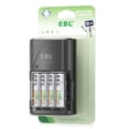 thumbnail image 3 of EBL Rechargeable AAA Batteries (4 Pack), 1100mAh Triple a Batteries with Battery Charger, 3 of 9
