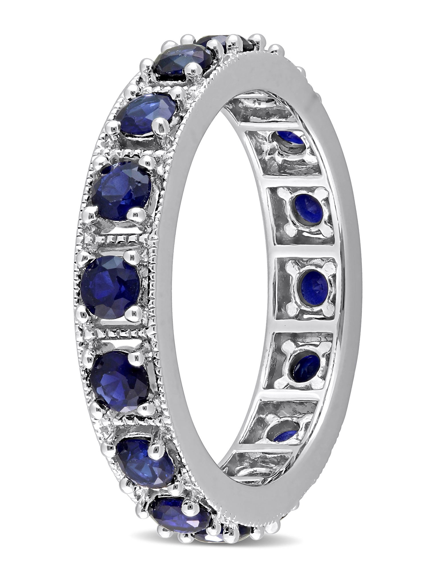 Everly Women's Created Sapphire Sterling Silver Ring
