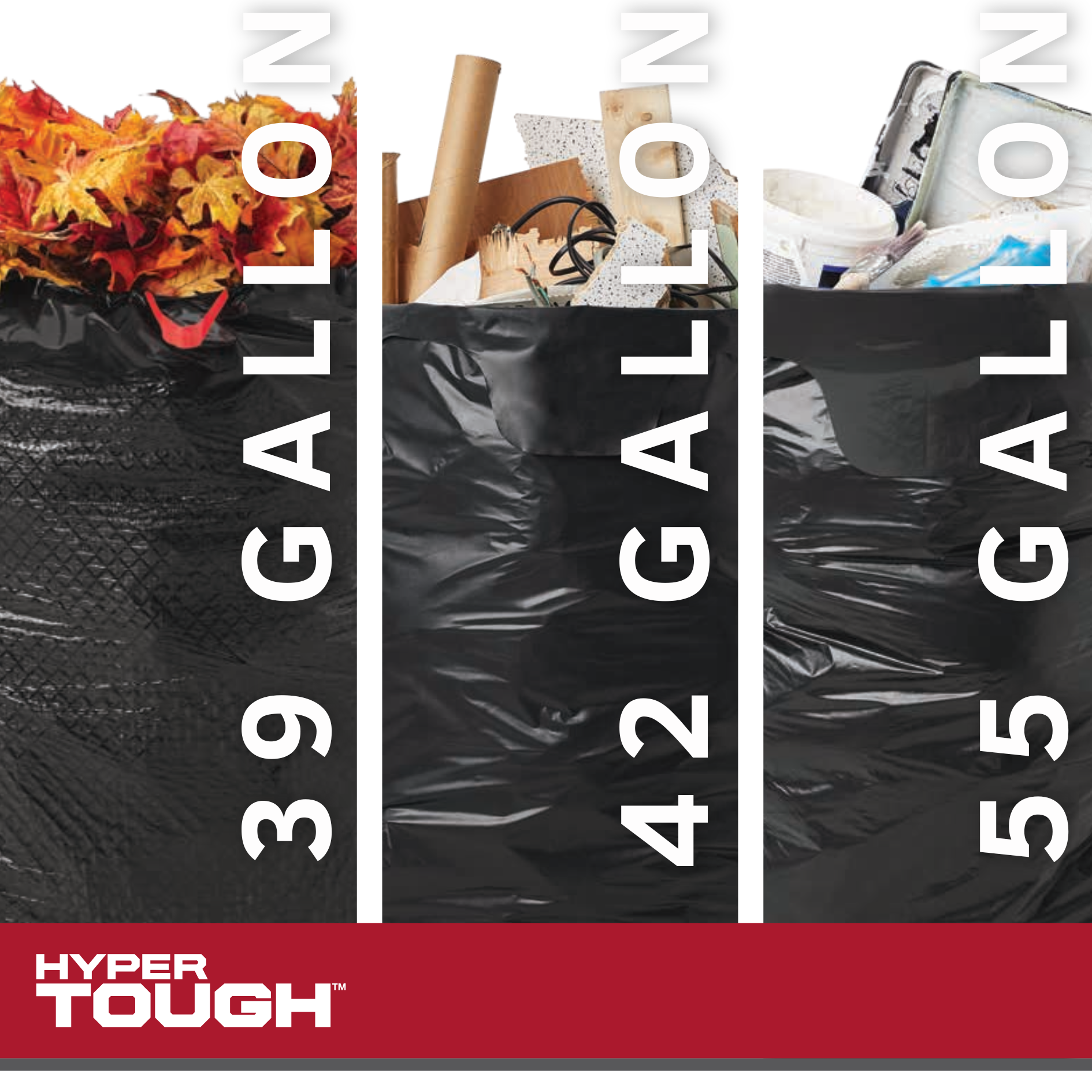 Hyper Tough 42 Gallon Flap Tie Contractor Bags, 20 Count photo 7