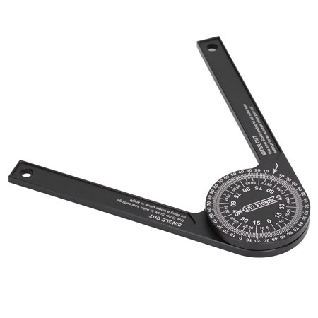 Miter Saw Protractor, 2 Measurement Methods Aluminum Alloy Angle Finder ...