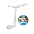 thumbnail image 4 of Pool Fountain Adjustable Dual Jet Swimming Pool Waterfall Fountain, Ground and Underground Pool Accessory, 4 of 5