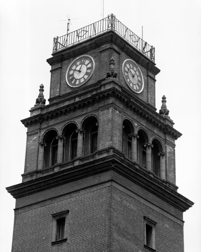 City Hall Clock Tower History (18 x 24)
