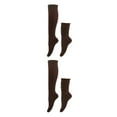 thumbnail image 1 of Youkk 2pcs Polyester Made Slouch Socks Breathable And Sweat-absorbing Elasticity Breathable Fabric Comfortable To Wear Coffee 2Set, 1 of 6