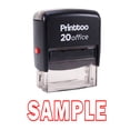 thumbnail image 1 of Printtoo Self Inking SAMPLE Rubber Stamp Office Stationary Stamp-Red, 1 of 1