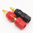 thumbnail image 2 of MesaSe 1 Paire 4 mm Reliure de Haut-Parleur Audio PostTerminal Noir Rouge pour Adaptateur de Prise, 2 of 7