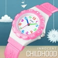 thumbnail image 4 of SKMEI Wom Watch, Waterproof Sport Watch , Birthday Gifts for 7-10-12-Year-Old, Pink, 4 of 7