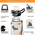 thumbnail image 4 of 32oz Transparent Sports Water Bottle with Straw for Kids Adults Outdoor School Gym Fitness Halloween-themed Cute Animal, 4 of 7