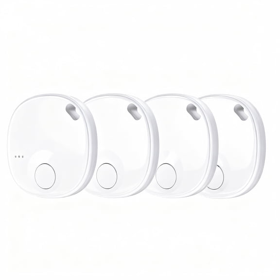 TSBIFV GPS 4-Pack TrackerKey Finder and Item Locator Works with Find My (iOS Only), Tracker Tag For Luggage, Pets,Wallet, Etc.