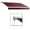 Burgundy, variant on 18 ft. Destin with Hood Manual Retractable Awning, Burgundy - 120 in.