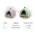 thumbnail image 3 of Best Pet Supplies Pet Tent Dog Bed Cat Bed for Indoor Pet Cat House Cat Tent with Removable Washable Cushioned Pillow Easy to Clean (Gray), 3 of 8