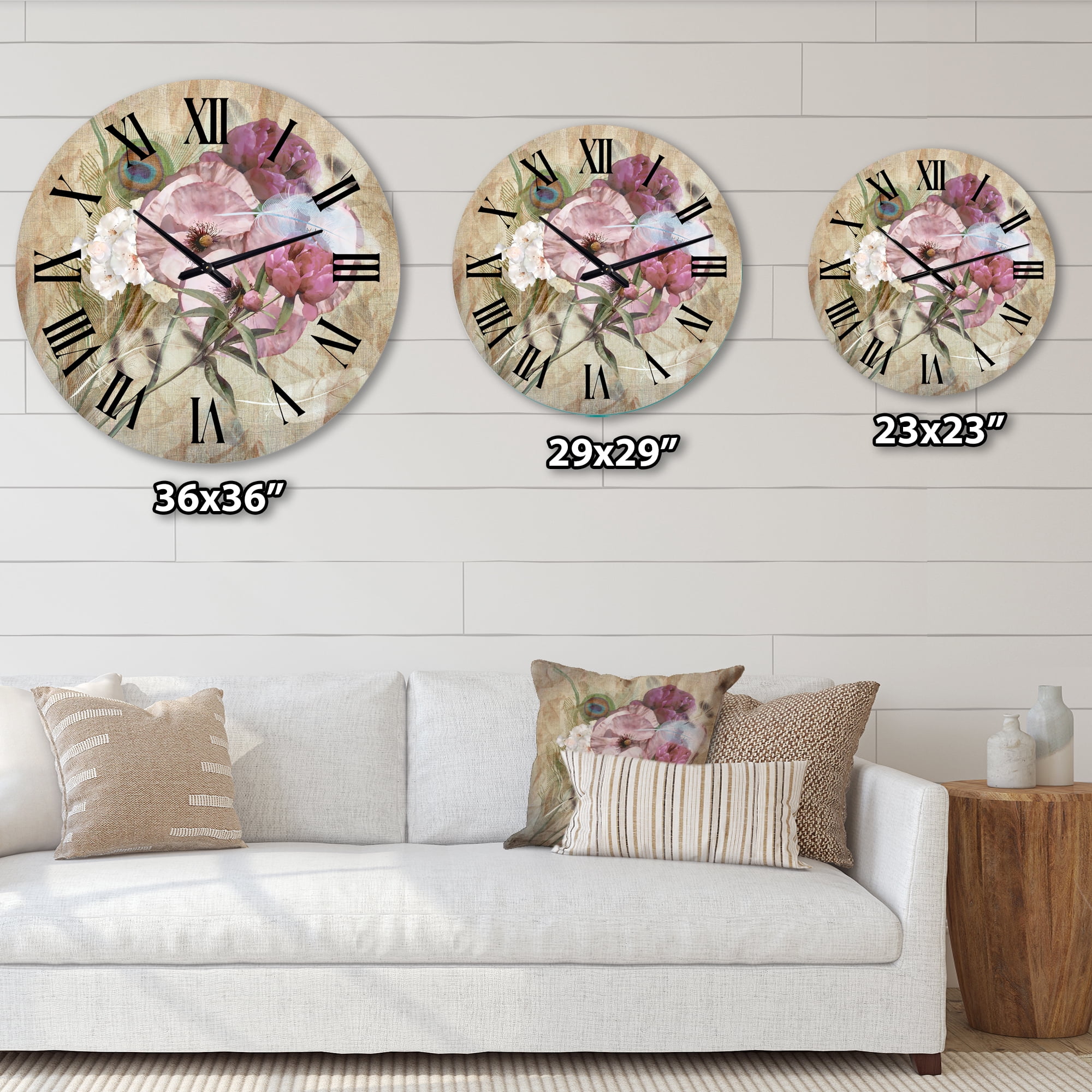 Designart 1 in Traditional Wall Clock
