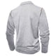thumbnail image 5 of Blusa y camisa de manga larga con cuello vuelto para hombre, estilo casual, lisa, de manga larga, con cuello vuelto y botones, estilo jersey, para hombre, de poliéster, algodón y poliéster., 5 of 5