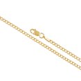 thumbnail image 2 of 14K Yellow Gold Cuban Curb Chain Necklace for Men and Women â€“ Measures 2 mm x Thickness 20 Inches Length, 2 of 6