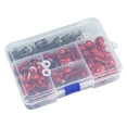 thumbnail image 4 of Kit de tornillos de carenado para motocicleta, reemplazo de tornillos de parabrisas de motocicleta M5 M6 coloridos para SUZUKI GSXR600 GSXR750, color rojo, 177 Uds., 4 of 12