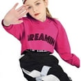 thumbnail image 3 of LOLANTA Girls 3 Piece Outfits Cropped Hoodie Tank Top Jogger Pants Set Hip Hop Jazz Street Dance Skateboarding Clothes, 3 of 5