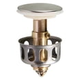 thumbnail image 2 of Paquete de 4 filtros de drenaje de rebote para lavabo universal Pop Up, 2 of 8