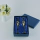 thumbnail image 5 of Juego de copas de champán con diamantes de imitación "Diamond Creative Premium Champagne Gift Red" Plata, 5 of 9