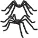 thumbnail image 1 of Decoraciones de Halloween QPMR, 2 unidades, 150 cm, arañas gigantes negras, 1 of 6