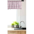 thumbnail image 3 of Ambesonne Dragon Fruit Window Valance, Overlapped Pitaya Art, 54" X 18", Hot Pink White, 3 of 3