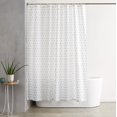 thumbnail image 1 of Fabric Shower Curtain - 72 x 72 Inch, Blue Squares, 1 of 4