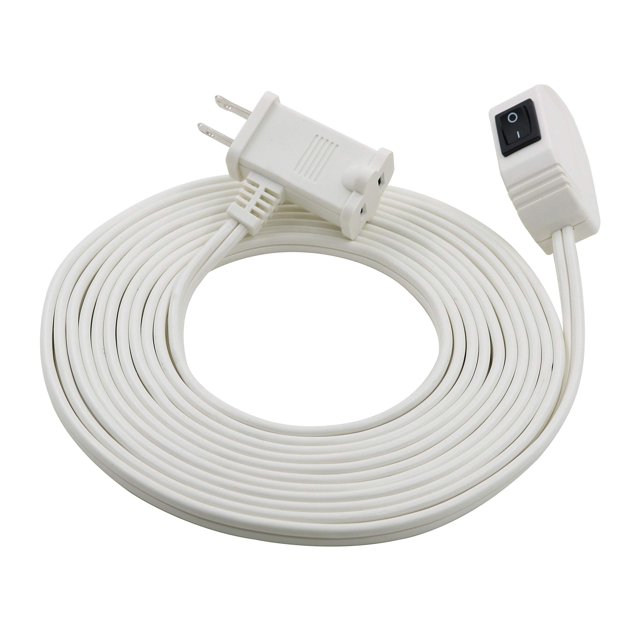 Cable de alimentación Prime Wire & Cable EC870615 4,5 m 16/2 SPT-2 blanco