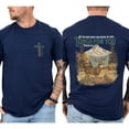 thumbnail image 5 of Men’s Christian Double Sided Shirt – Faith-Based Deer Hunter Tee for Guys & Dads, Religious Outdoor Graphic Shirt, Christian Baptism Gift for Men, 5 of 7