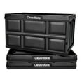 thumbnail image 1 of CleverMade Durable Stackable 62L Home Collapsible Storage Bins, Black (3-Pack), 1 of 7