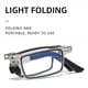 thumbnail image 5 of Portable Folding Reading Glasses Men Metal Round Square Anti Blue Light Eyewear Presbyopia Eyeglasses Frame Diopter +1.0 To +4.0300, 5 of 5