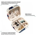 thumbnail image 2 of Rugby Travel Portable Square Jewelry Display Case: Storage Solution for Rings, Earrings, Necklaces, Bracelets, and More! Ideal for Girls and Women: Jewelry Stand, Display, and Box in One, 2 of 6