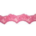 thumbnail image 1 of Altotux 1.6 Pouces Vert Bleu Rose Jaune Bordure de Mariée Brodée Perlée à Sequins (Rose), 1 of 2