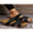 Black, variant on Women Sandals Casual Solid Color Braided Sole Beach Summer Comfortable
