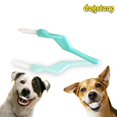 thumbnail image 4 of 10 cepillos de dientes azul y rosa para mascotas, súper suaves, para perros de peluche, mal aliento, sarro, juguete JM, 4 of 4