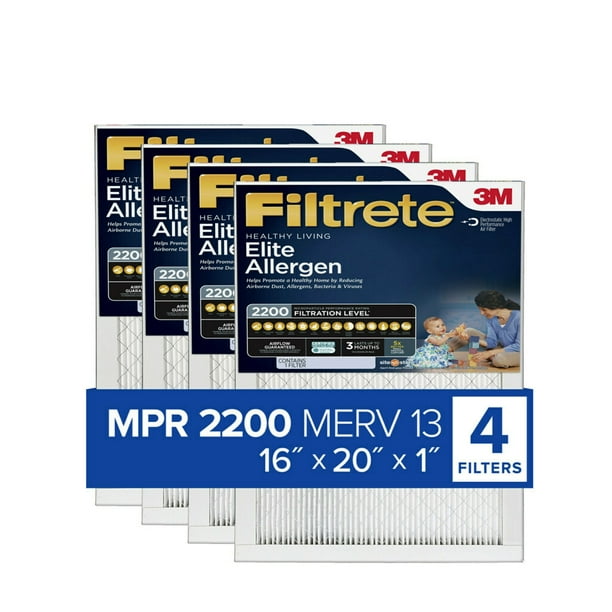 Filtrete by 3M 16x20x1, MERV 13, Elite Allergen Reduction HVAC Furnace