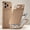 Desert Gold, variant on For iPhone 16 Pro Phone Case,2-in-1 Frame + Back Hybrid Cover,Luggage Box Texture Back Design,Ultra Slim Anti-Scratch Shockproof Non-Slip Lightweight Rugged Thin Fit Phone Case,Orange