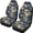 Palm Tree, variant on XYZCANDO Abstract Camo Pattern Car Front Seat Covers Polyester Fabric Interior Decor Car Seat Covers Vans Sets car Front Seats, Anti-Slip Comfy Truck SUV