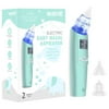 Baby Nasal Aspirator - Electric Nose Suction for Baby - Automatic Booger Sucker for Infants - Battery Powered Snot Sucker Mucus Remover for Kids Toddlers (Green)
