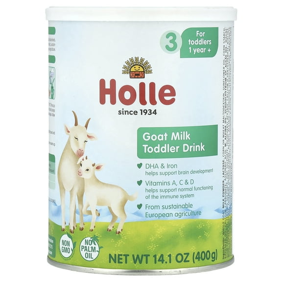 Holle Goat Milk Toddler Drink, 1 Year , 14.1 oz (400 g)