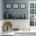 thumbnail image 6 of Ballucci 48" Floating Shelf, Wood Wall Mount Shelf with Invisible Bracket, 8" Deep, Black, 6 of 8