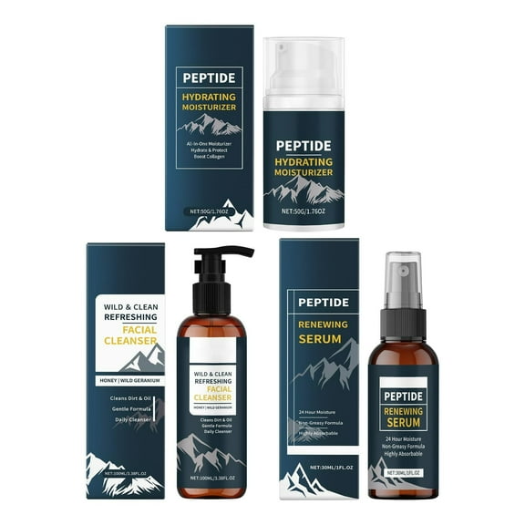 HHBEAUTY Skin Care for Men,Professional Mens Skin Care Set for Hydrating,Anti-Aging & Wrinkle Facial Skin Care Routine Kit,Christmas Valentines Fathers Birthday Gifts for Men