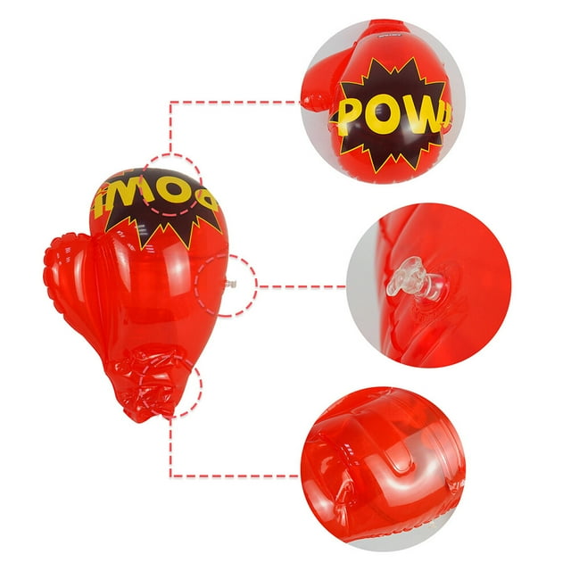 Guantes de boxeo inflables para niños, guantes de entrenamiento de boxeo juvenil, guantes de boxeo de juguete para niños y niñas, ejercicios de entrenamiento