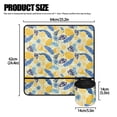 thumbnail image 5 of HELLHERO Christmas Sewing Machine Mat Foldable Waterproof Scratch-proof Beautiful & Practical Fusion 25.2×24.4 Inch for Home Sewing Classes Lemon & Tropical Leaves Pattern, 5 of 5