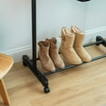 thumbnail image 5 of IRIS Extendable Single Rod Clothes Rack, Garment Rack, Clothing Rack w/Lockable wheel, 5 of 7