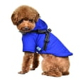 thumbnail image 2 of Dog Dog Solid Color Jacket In Pet Autumn and Winter Warm Coat Blue XXL, 2 of 14